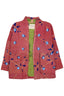 Tyler Handmade Evil Eye Pink Red Kantha Jacket