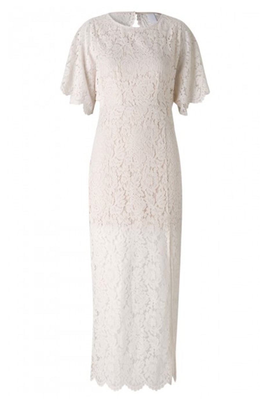 Lace Maxi Dress Cream Mbym - Product - Sienna Goodies