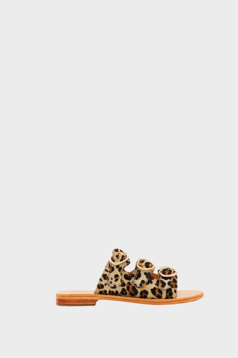 Lea Sandals Leopard Bons Baisers De Paname - Product - Sienna Goodies