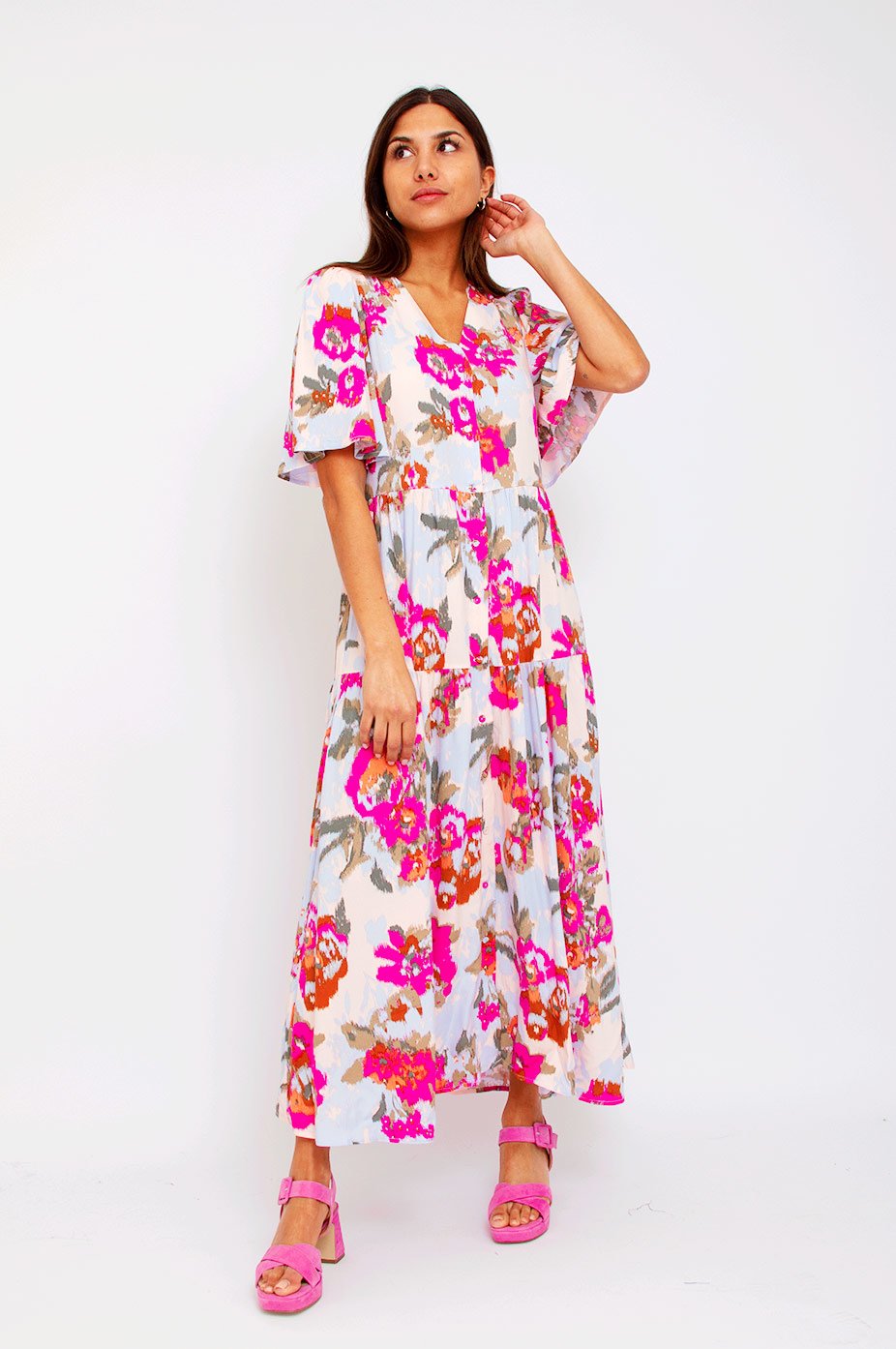 Yassimuna Floral Dress Mix Yas - Product - Sienna Goodies