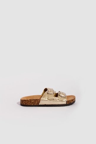 Buckle Sandals Gold Sweet Like You