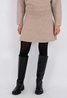 Gisa Knit Skirt Sand Melange Beige Neo Noir