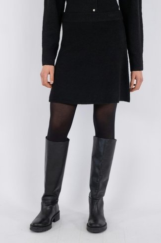 Gisa Knit Skirt Black Neo Noir