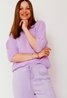 Charline Short Sleeve Sweater Lilac Sweet Like You