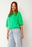 Charline Short Sleeve Sweater Green Sweet Like You