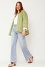 Laura Graphic Jacket Green Sweet Like You