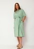 Cotton Shirt Dress Green Sweet Like You