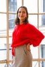 Donna Mohair Cardigan Red Sweet Like You